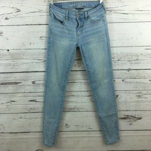 American Eagle jeans 360 NE(X)T Level Stretch Jegging Size 0 24x29   A009